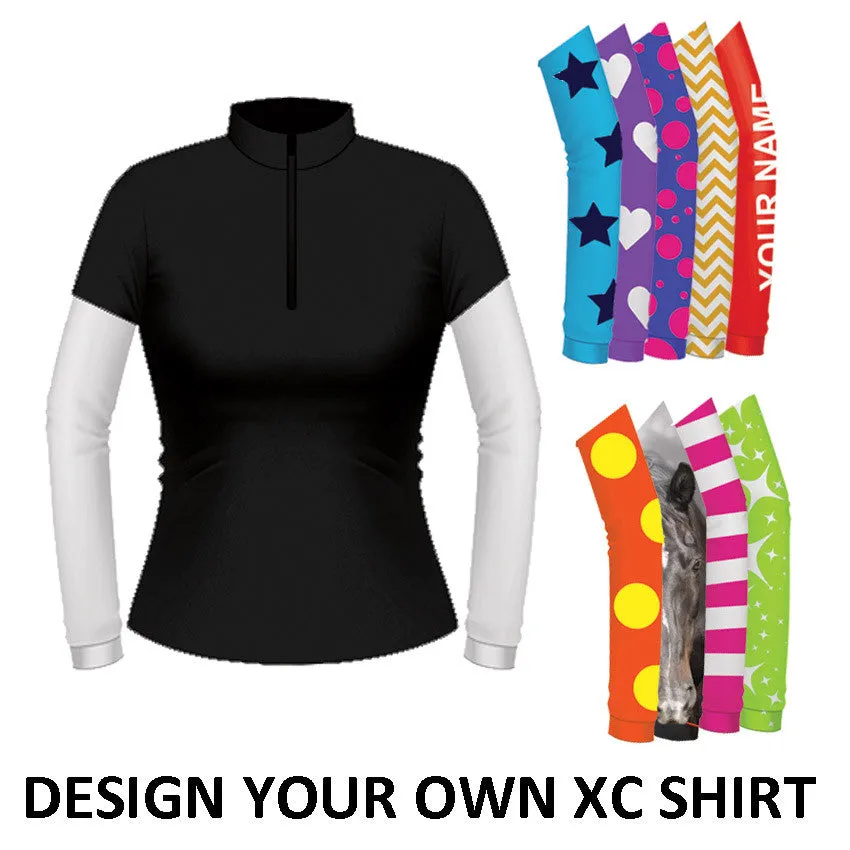 Equetech Womens Custom Cross Country Shirt - Black