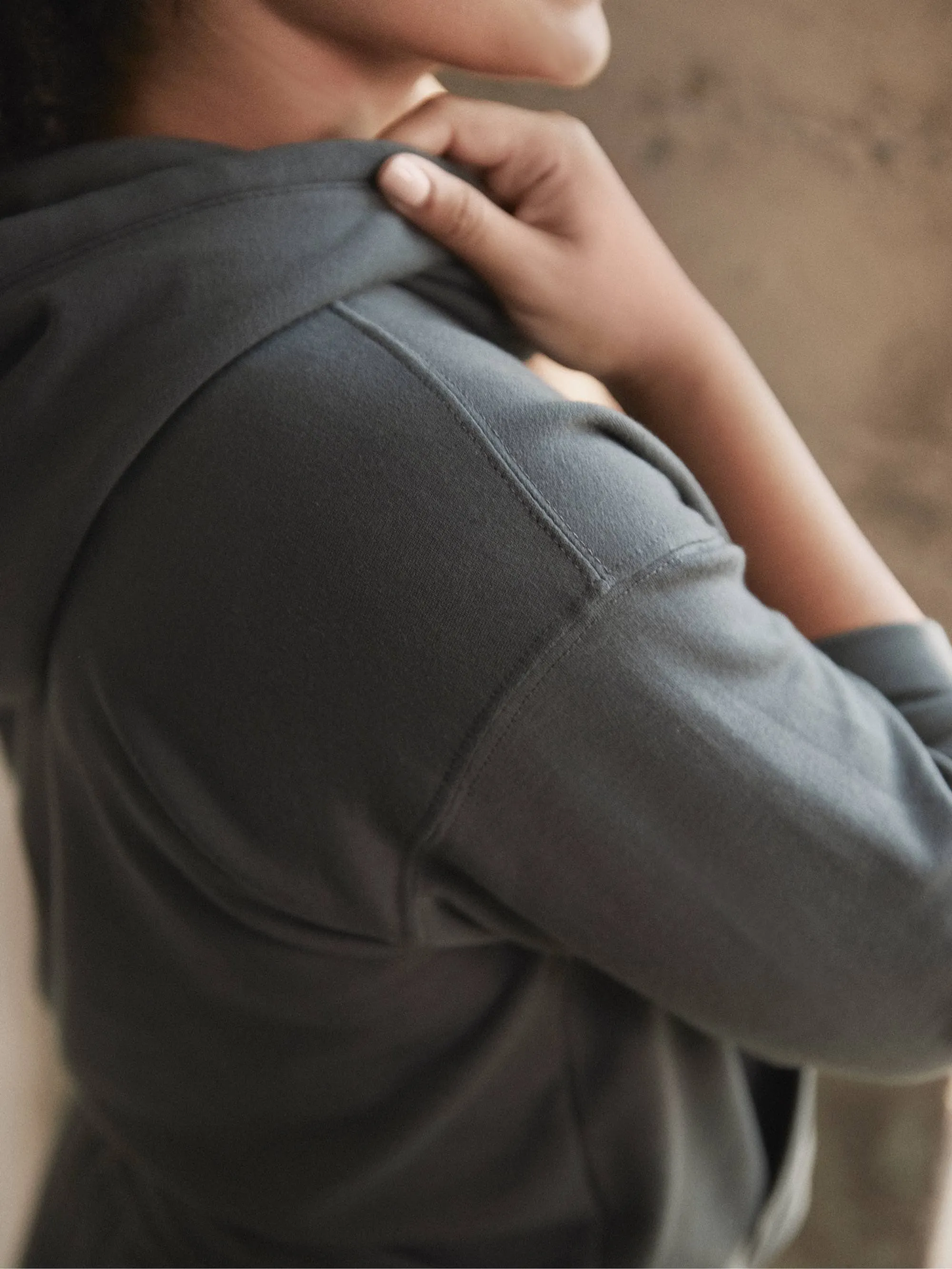 Fleece Cropped Hoodie