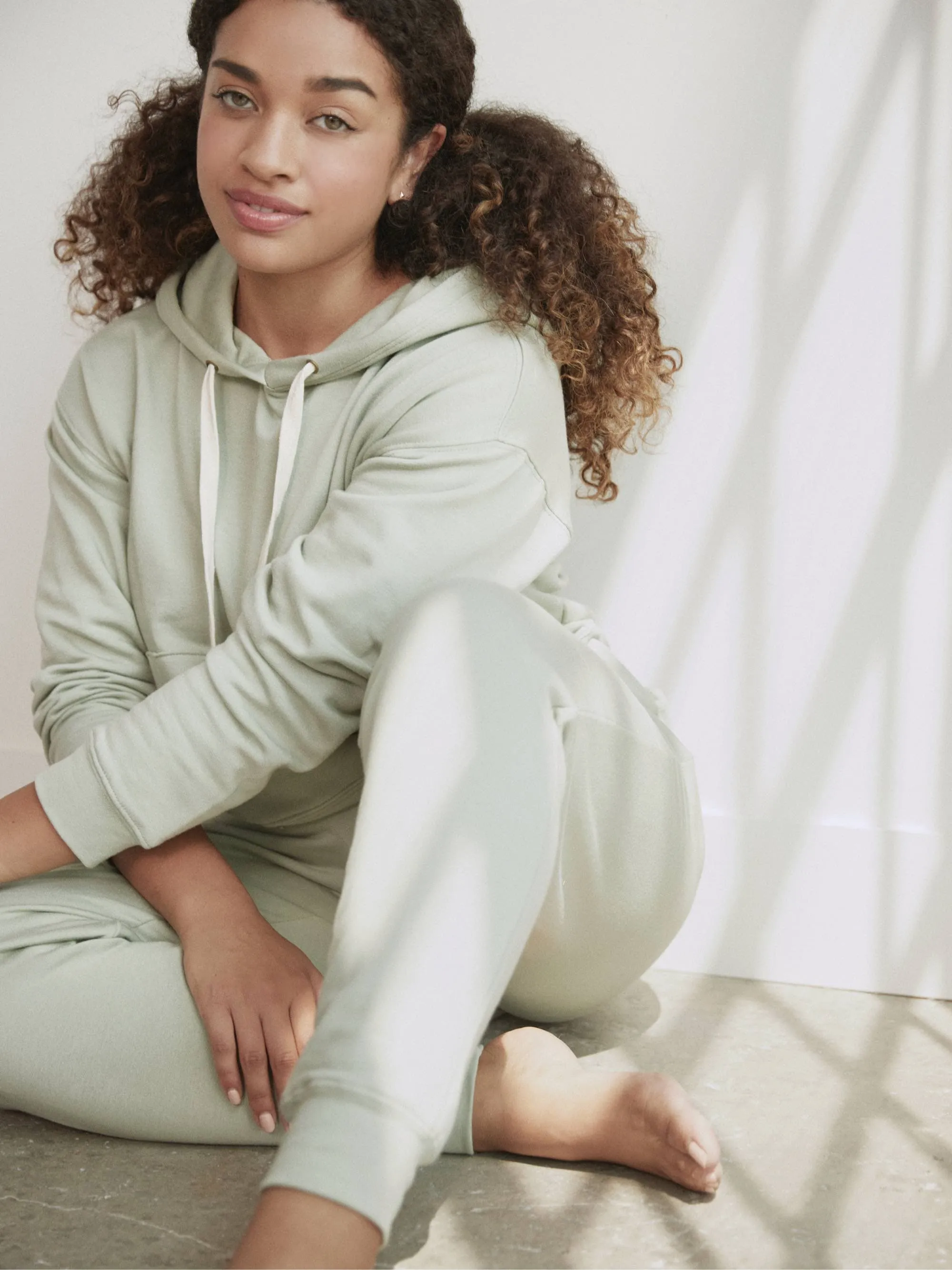 Fleece Cropped Hoodie