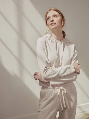 Fleece Cropped Hoodie