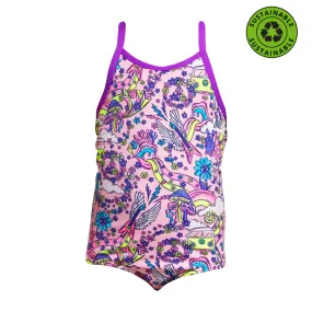 Funkita Toddler Girls Sustainable Printed One Piece FKS022G - Donkey Doll
