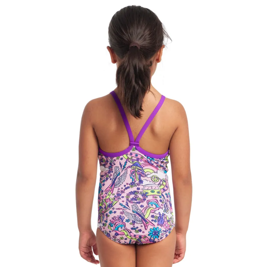 Funkita Toddler Girls Sustainable Printed One Piece FKS022G - Donkey Doll