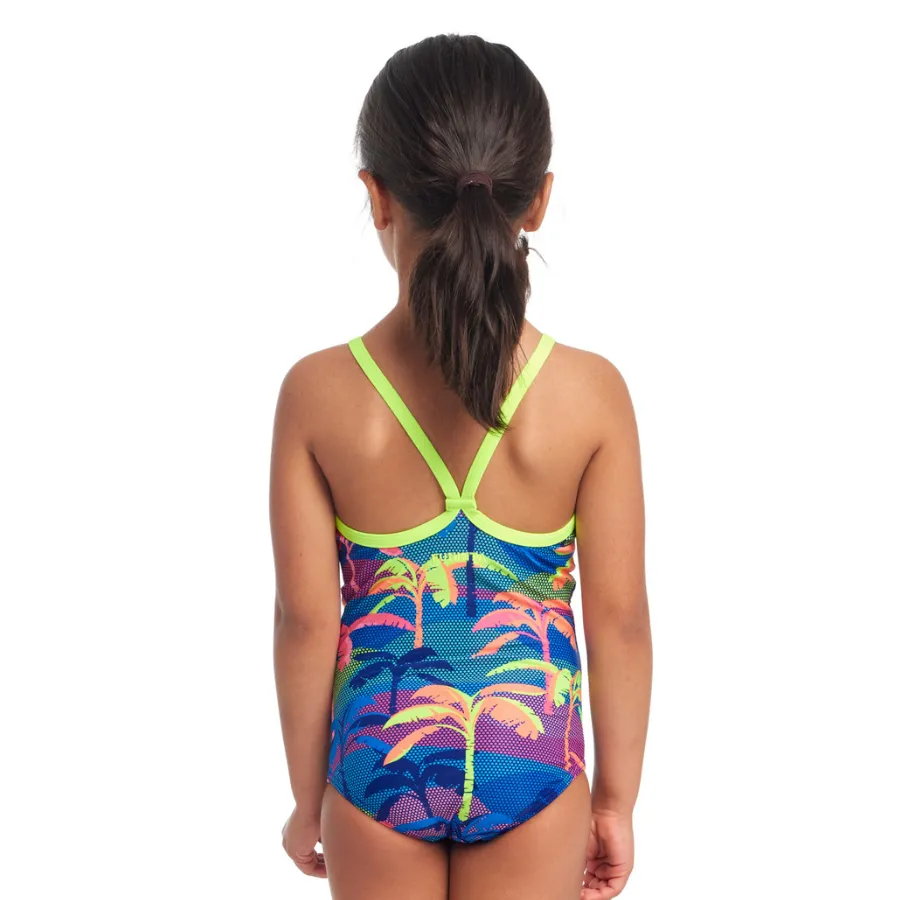Funkita Toddler Girls Sustainable Printed One Piece FKS022G - Palm A Lot