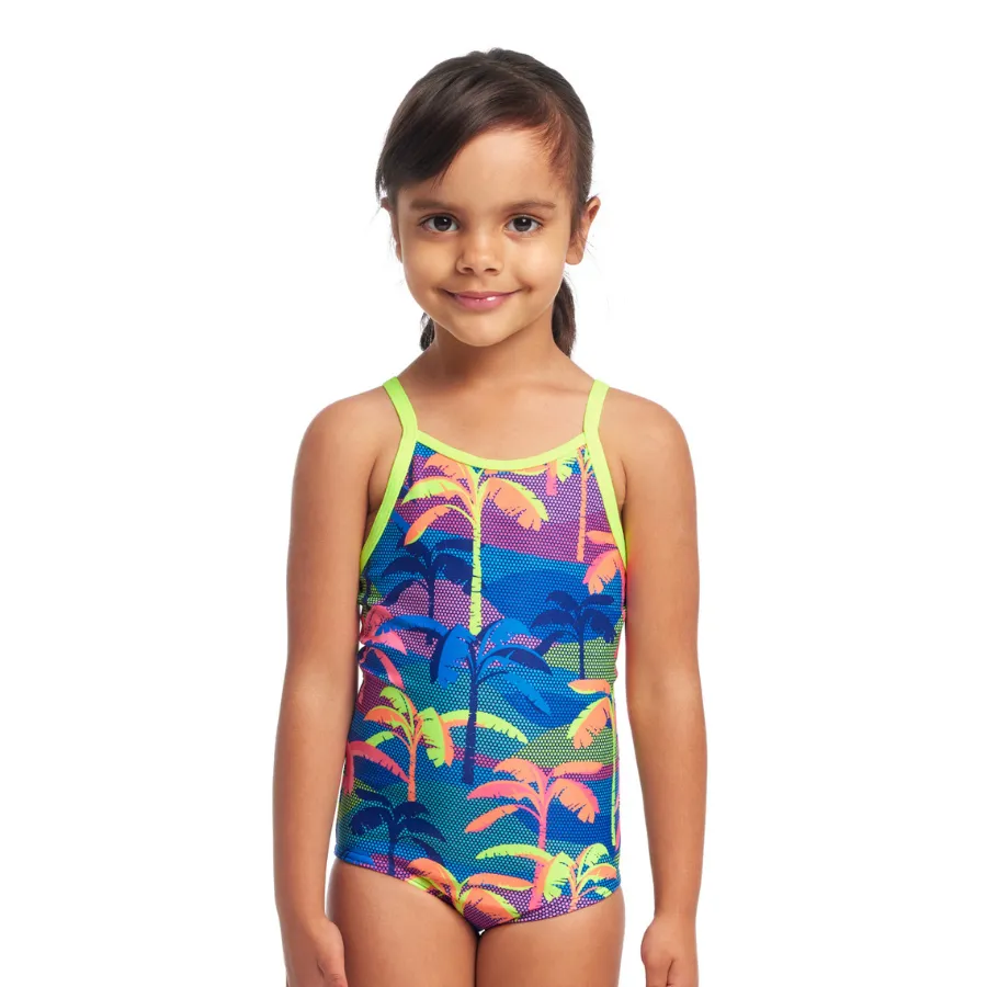 Funkita Toddler Girls Sustainable Printed One Piece FKS022G - Palm A Lot