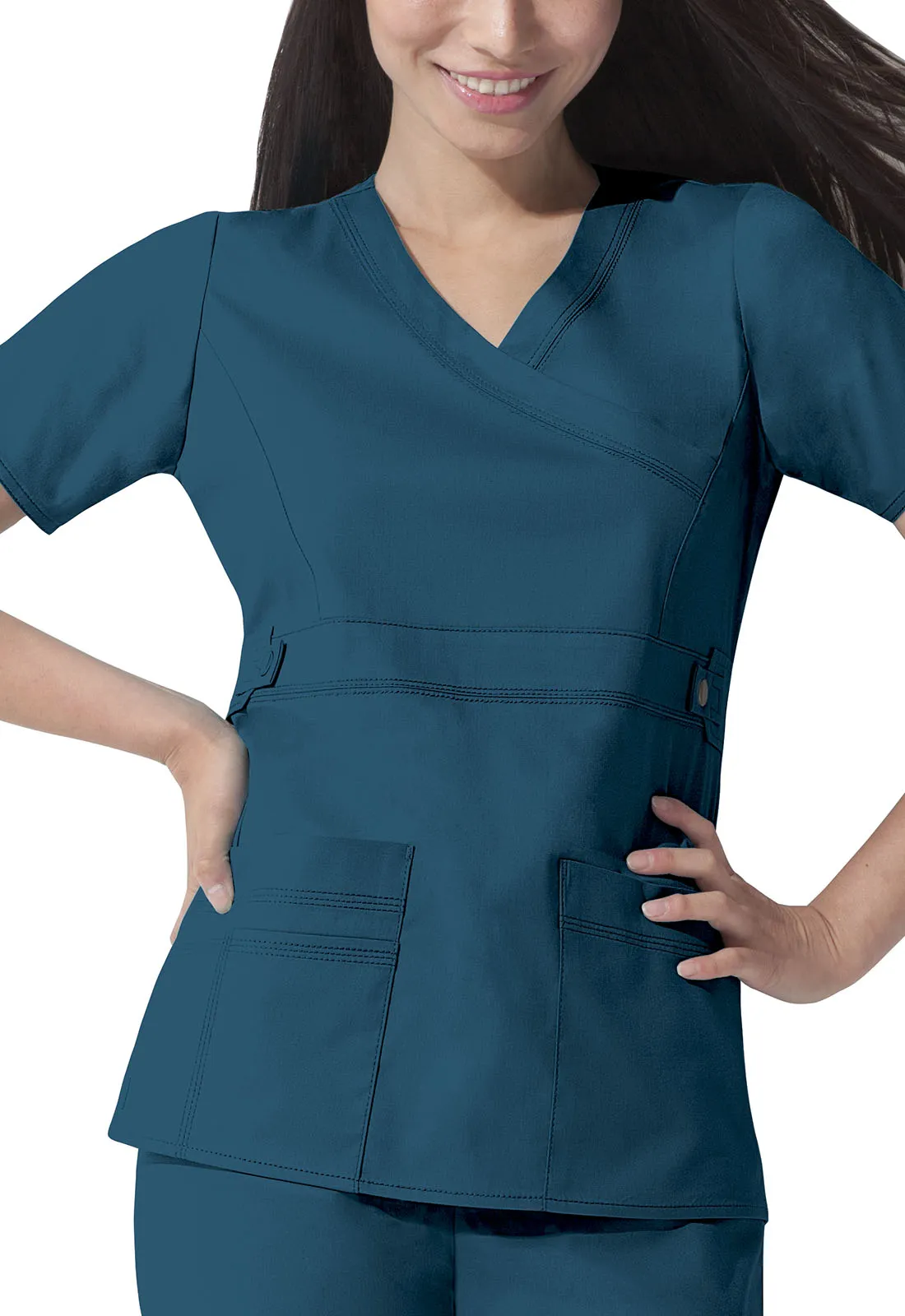 Gen Flex - Women's Mock Wrap Solid Top
