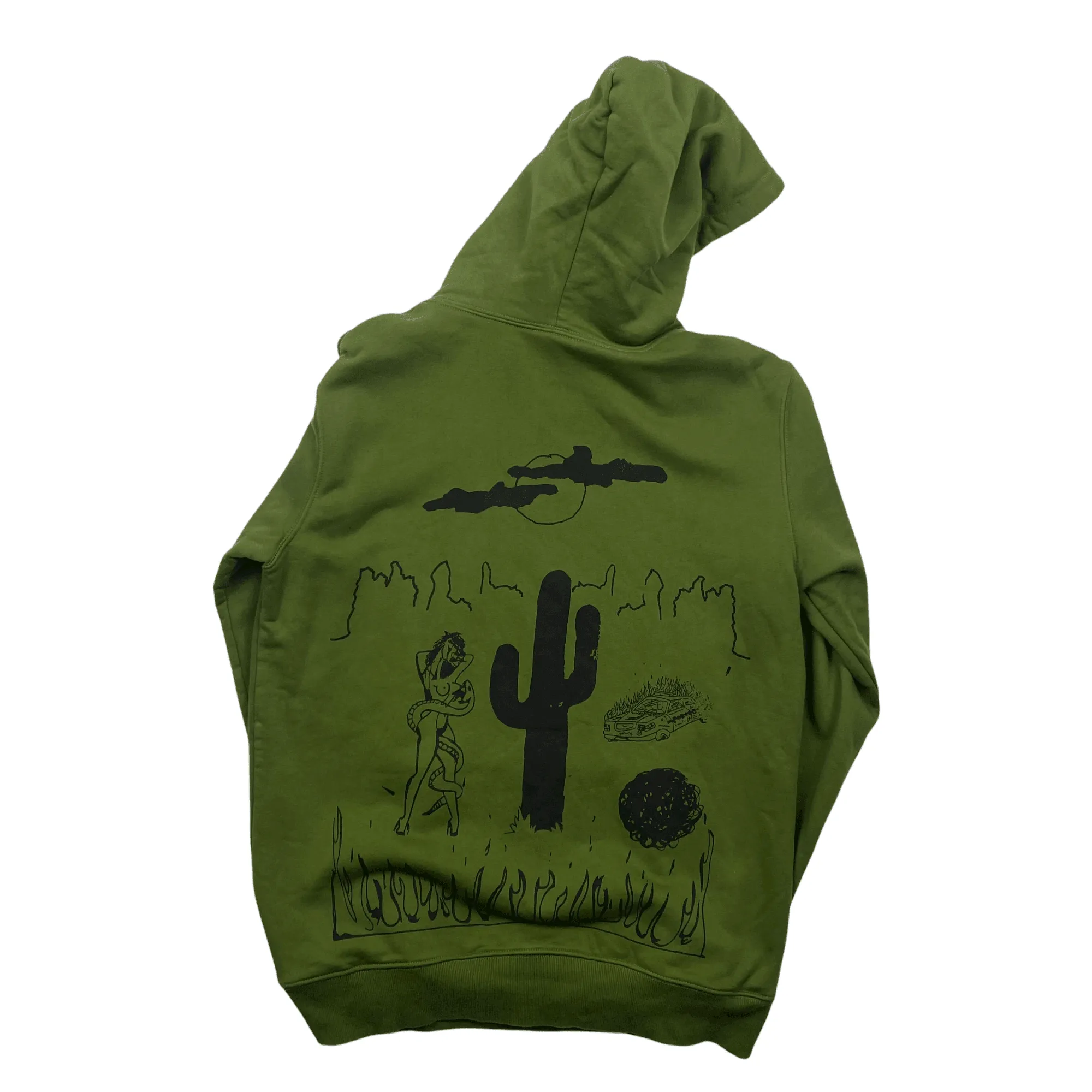 Green Travis Scott Rodeo Hoodie - Extra Large