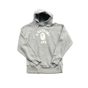 Grey A Bathing Ape (BAPE) x Champion Hoodie - Small