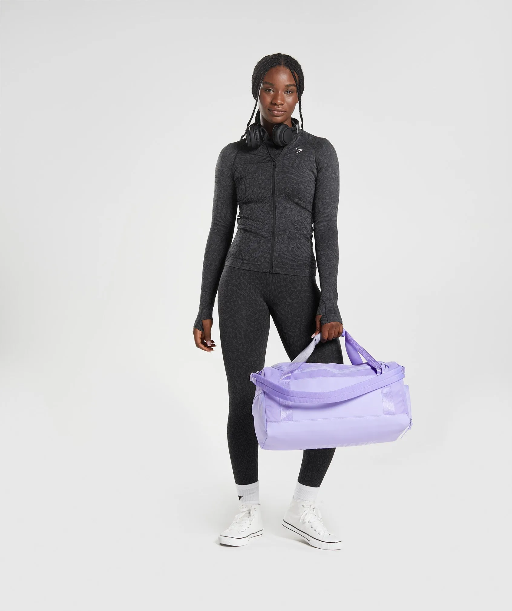 Gymshark Adapt Animal Zip Through - Wild | Black