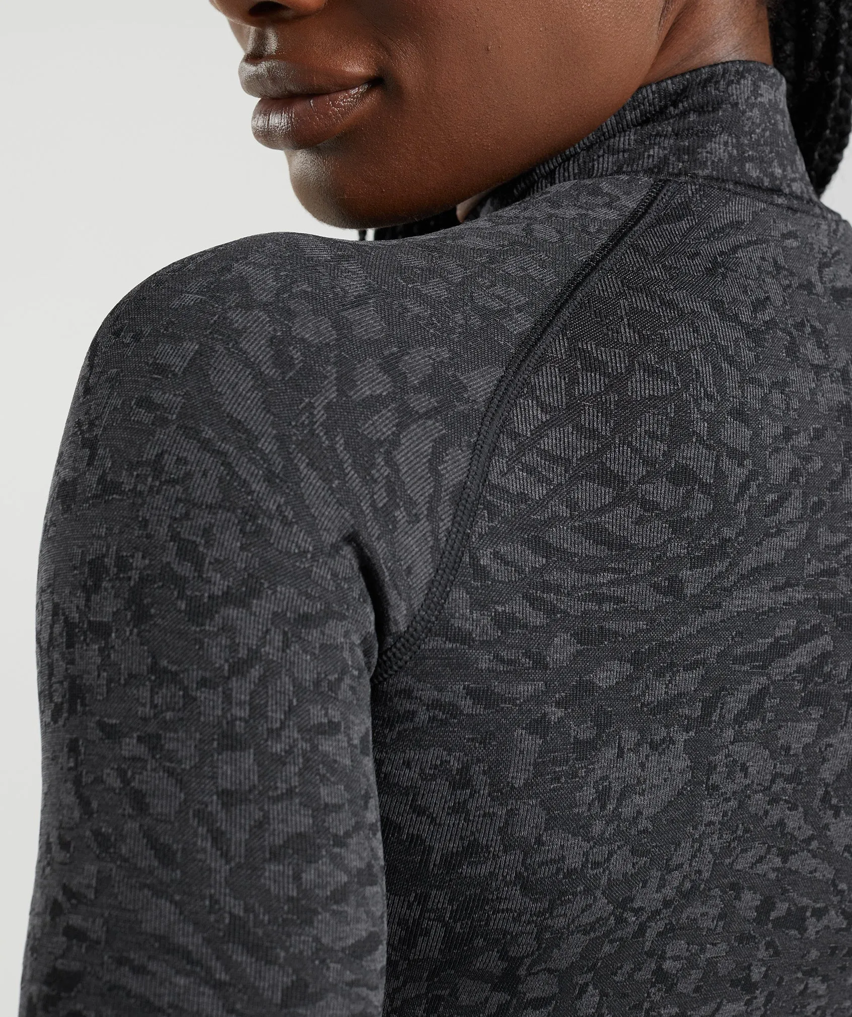 Gymshark Adapt Animal Zip Through - Wild | Black