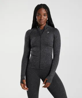 Gymshark Adapt Animal Zip Through - Wild | Black