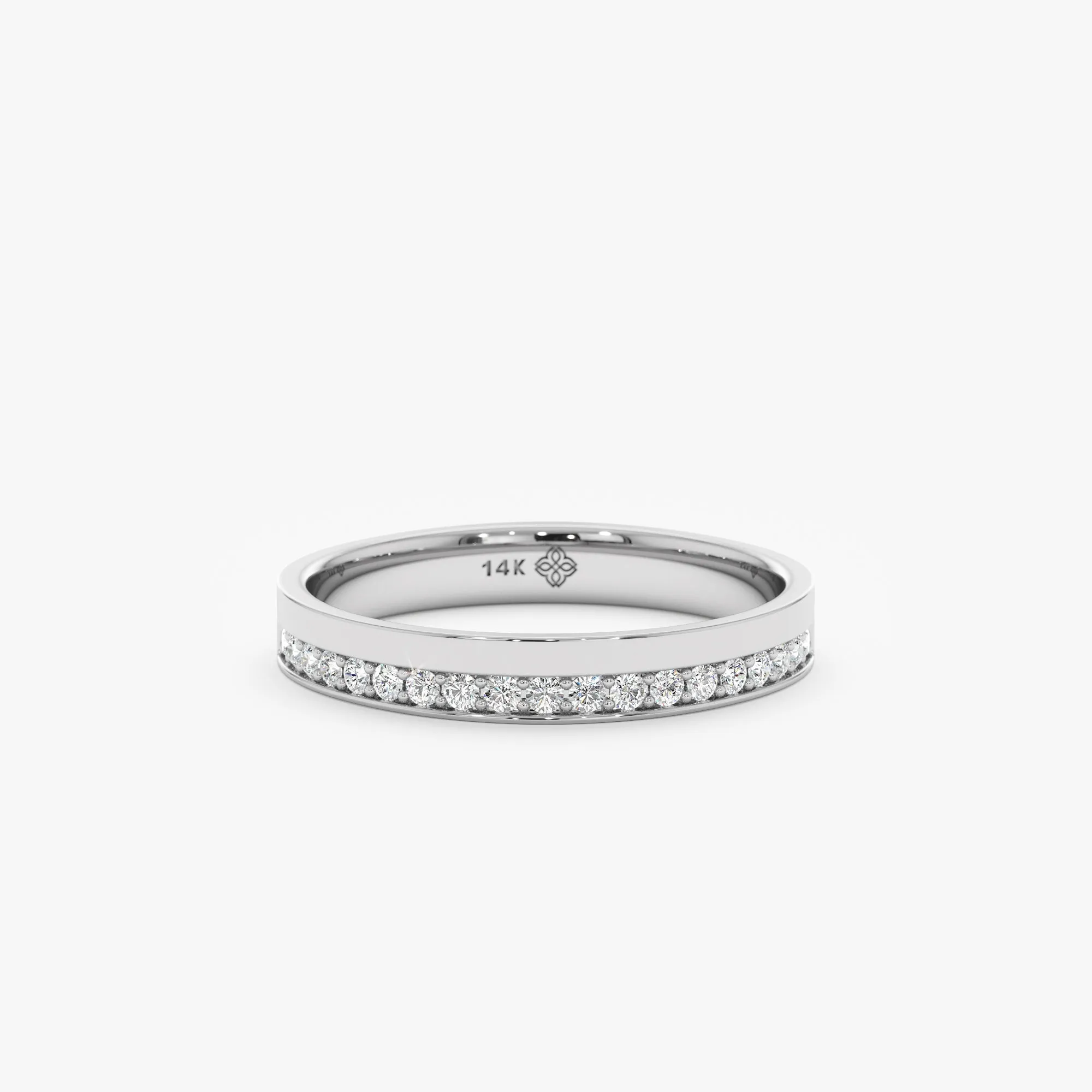 Half Diamond Half Plain Band, Sutton