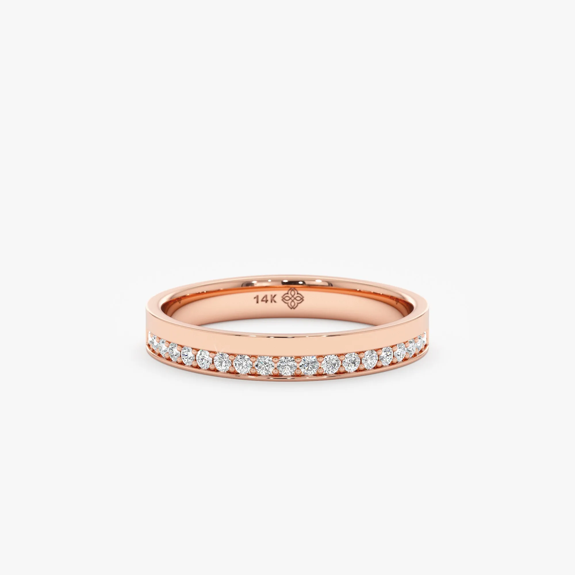 Half Diamond Half Plain Band, Sutton