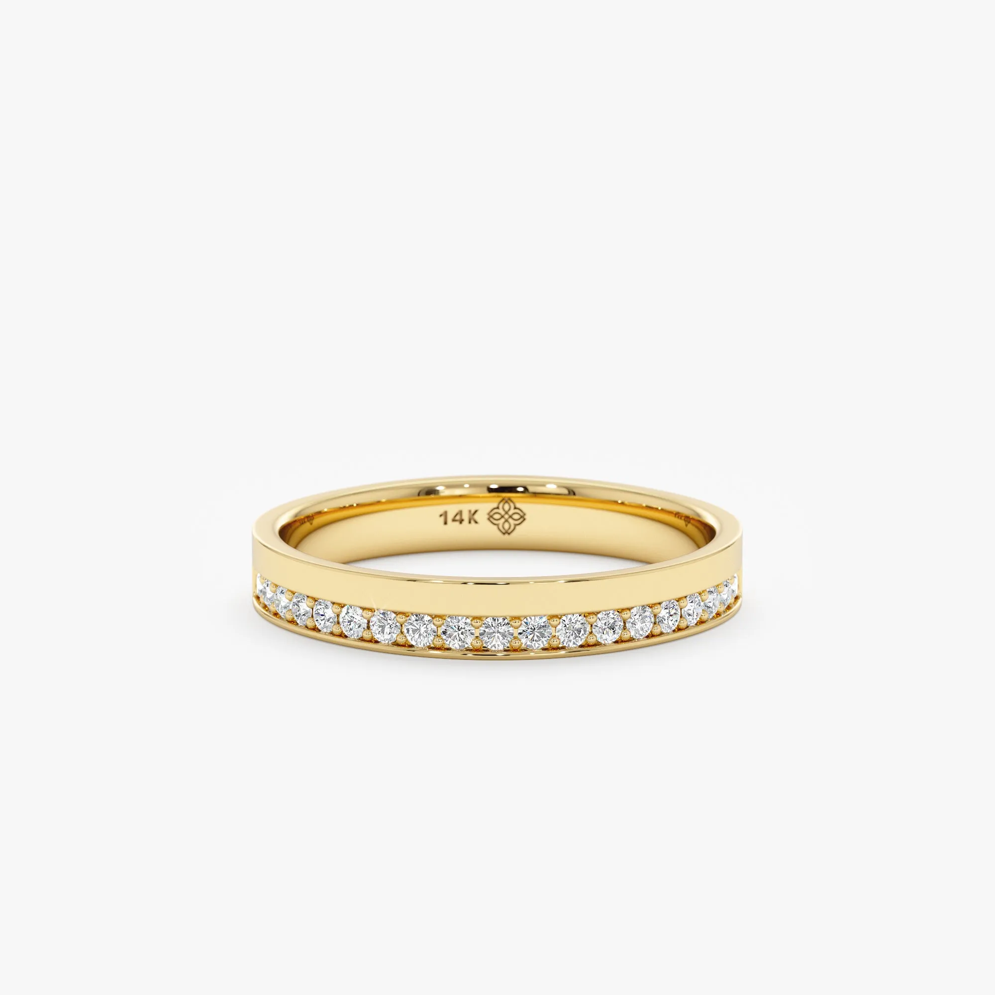 Half Diamond Half Plain Band, Sutton