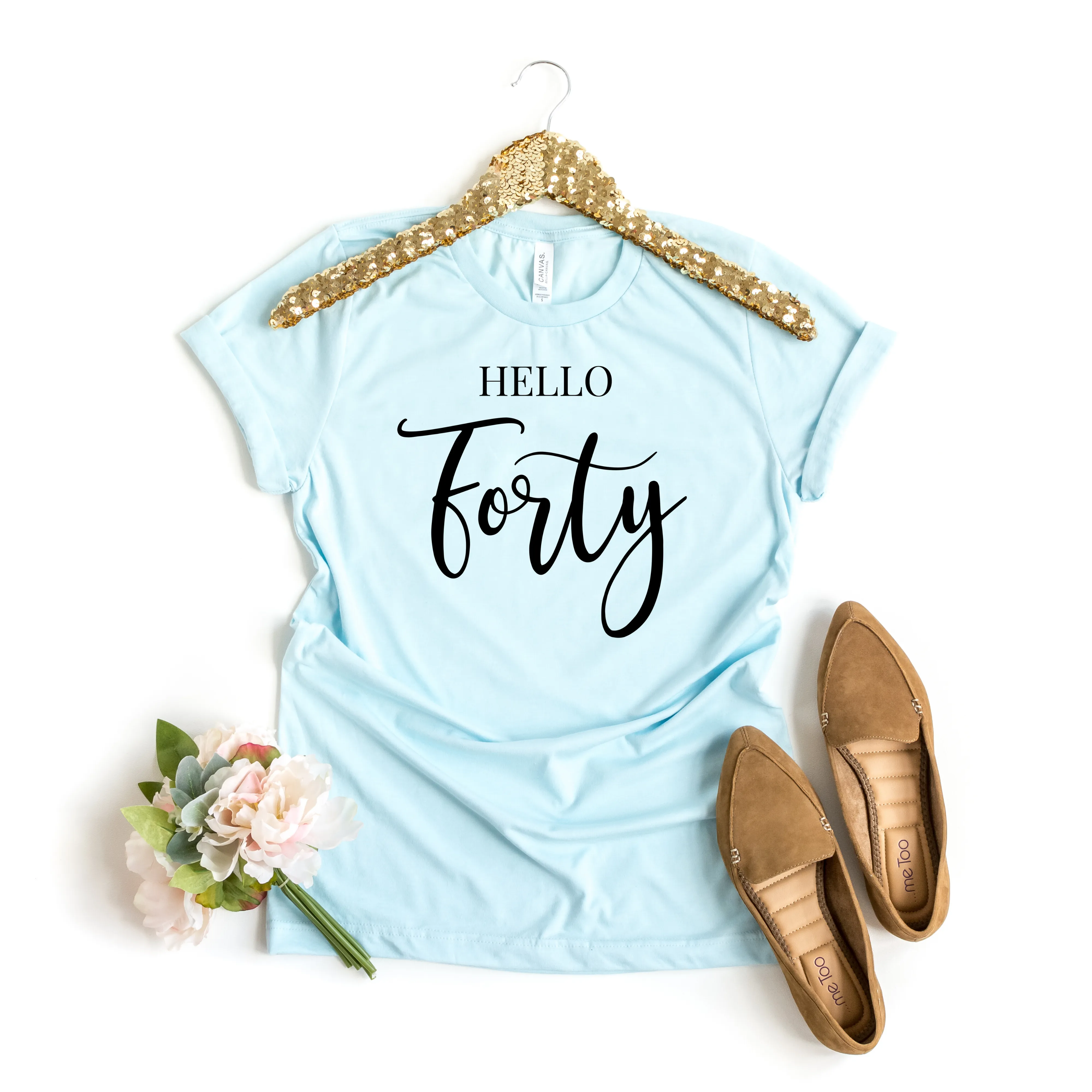 Hello Forty Cotton T-shirt