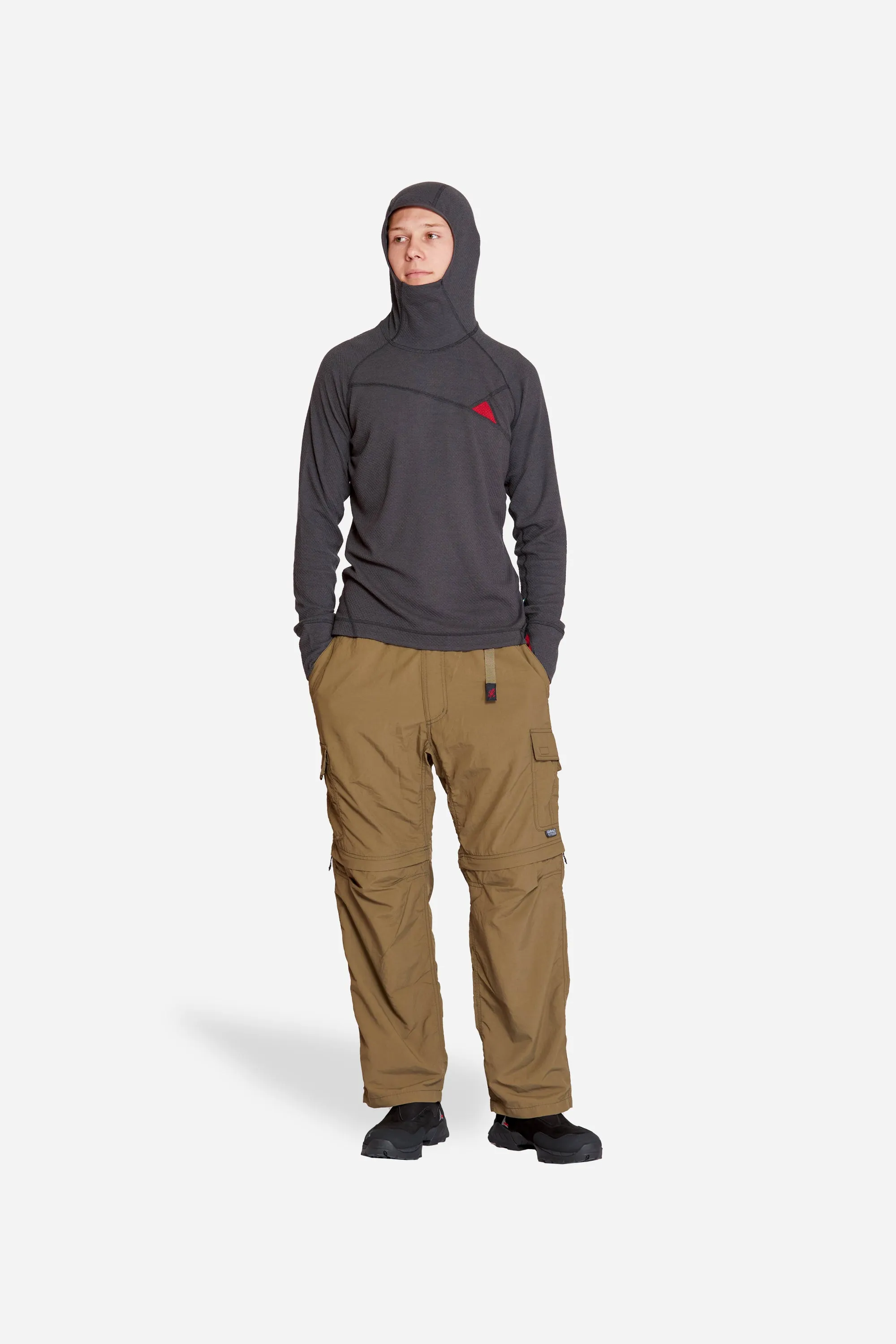 Huge Hoodie M's Raven- Burnt Russet