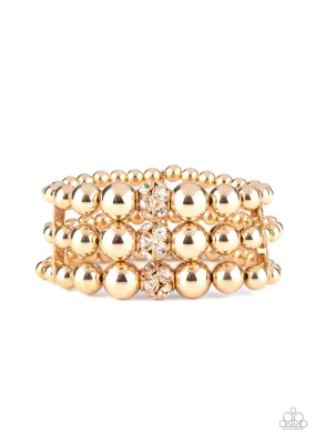 Icing On The Top Gold-Bracelet