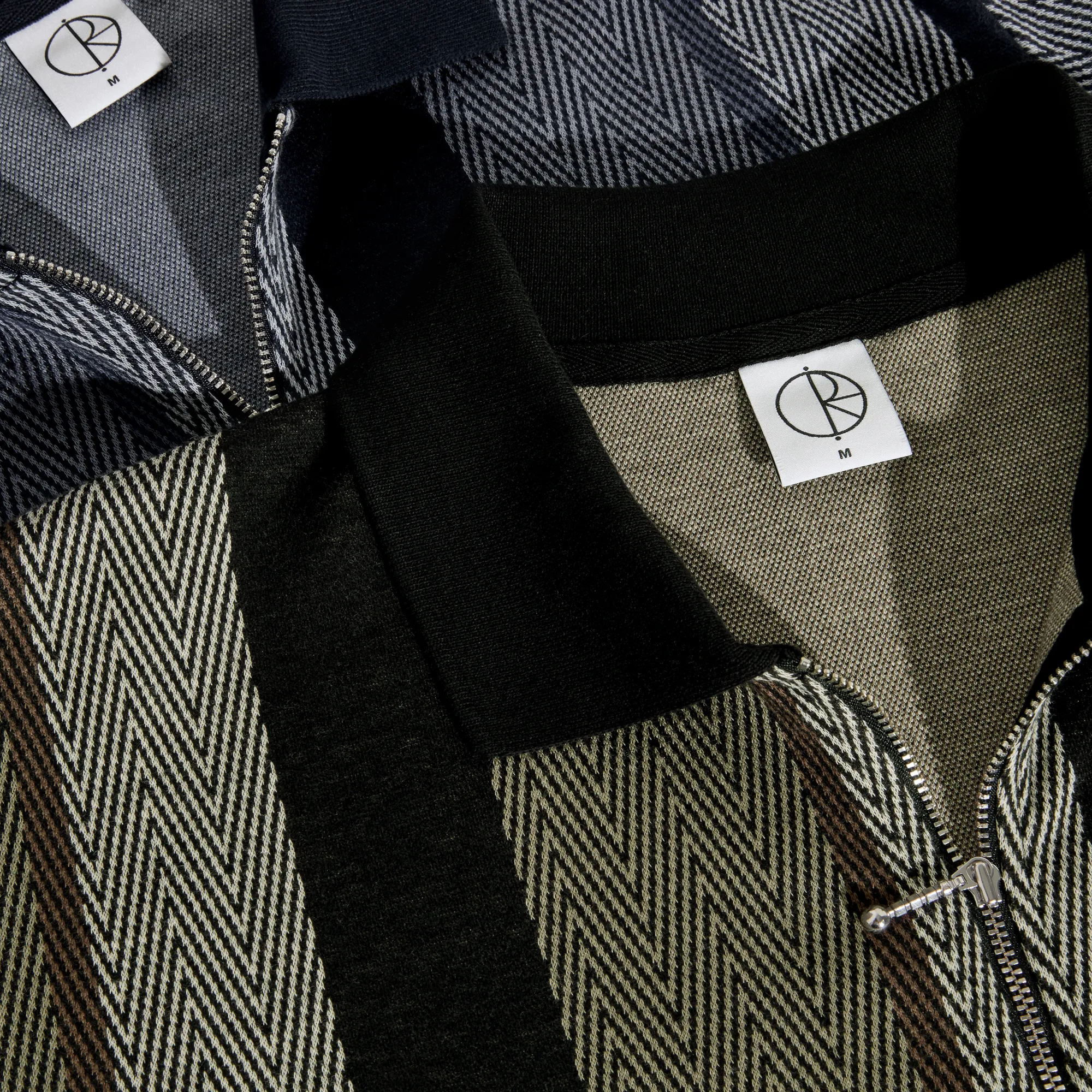 Jacques Polo Shirt | Herringbone - Khaki Green