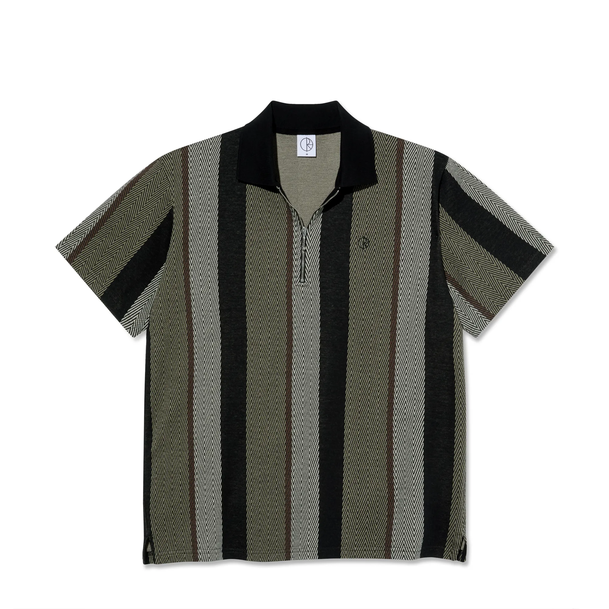 Jacques Polo Shirt | Herringbone - Khaki Green