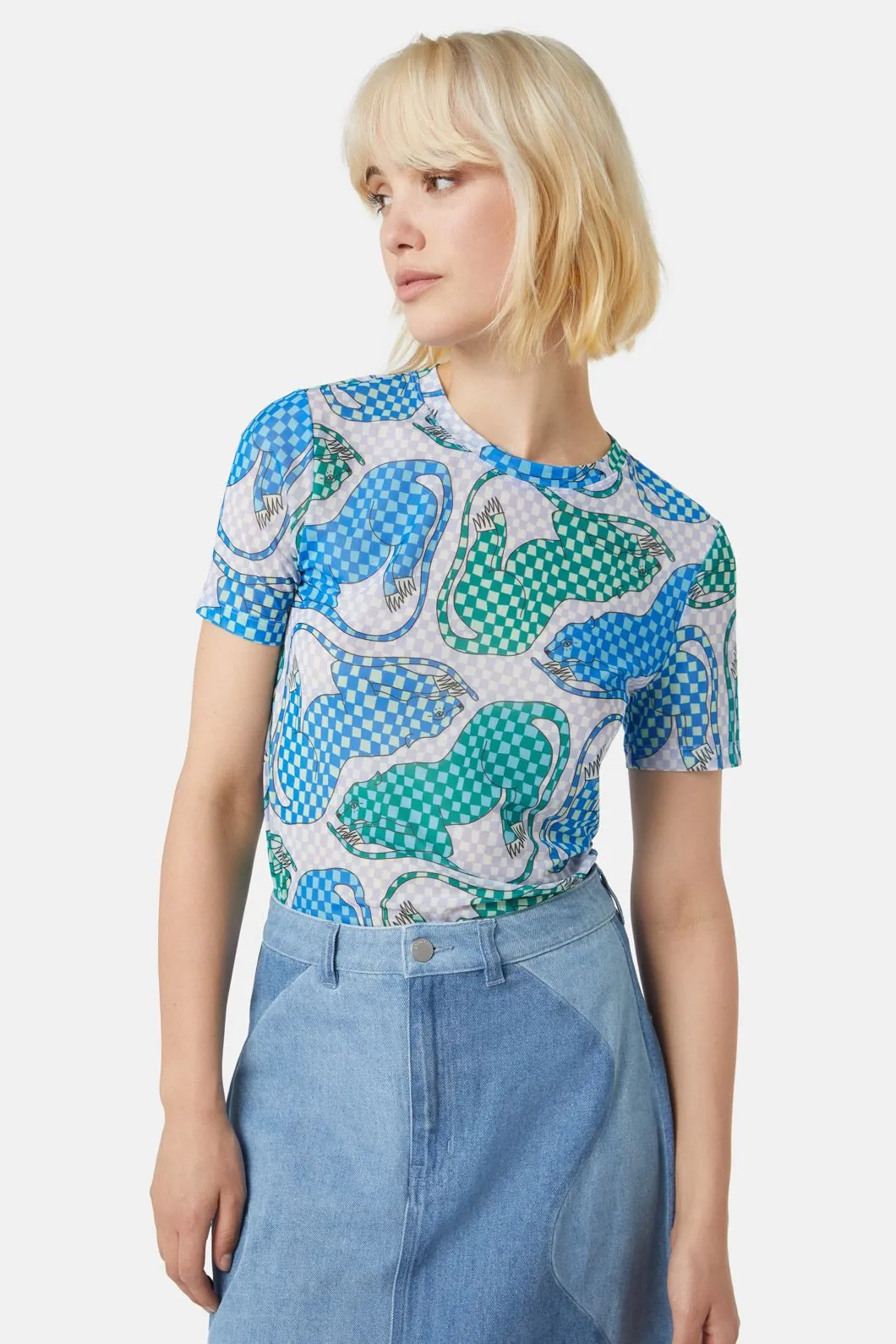 Jaguar Mesh Top