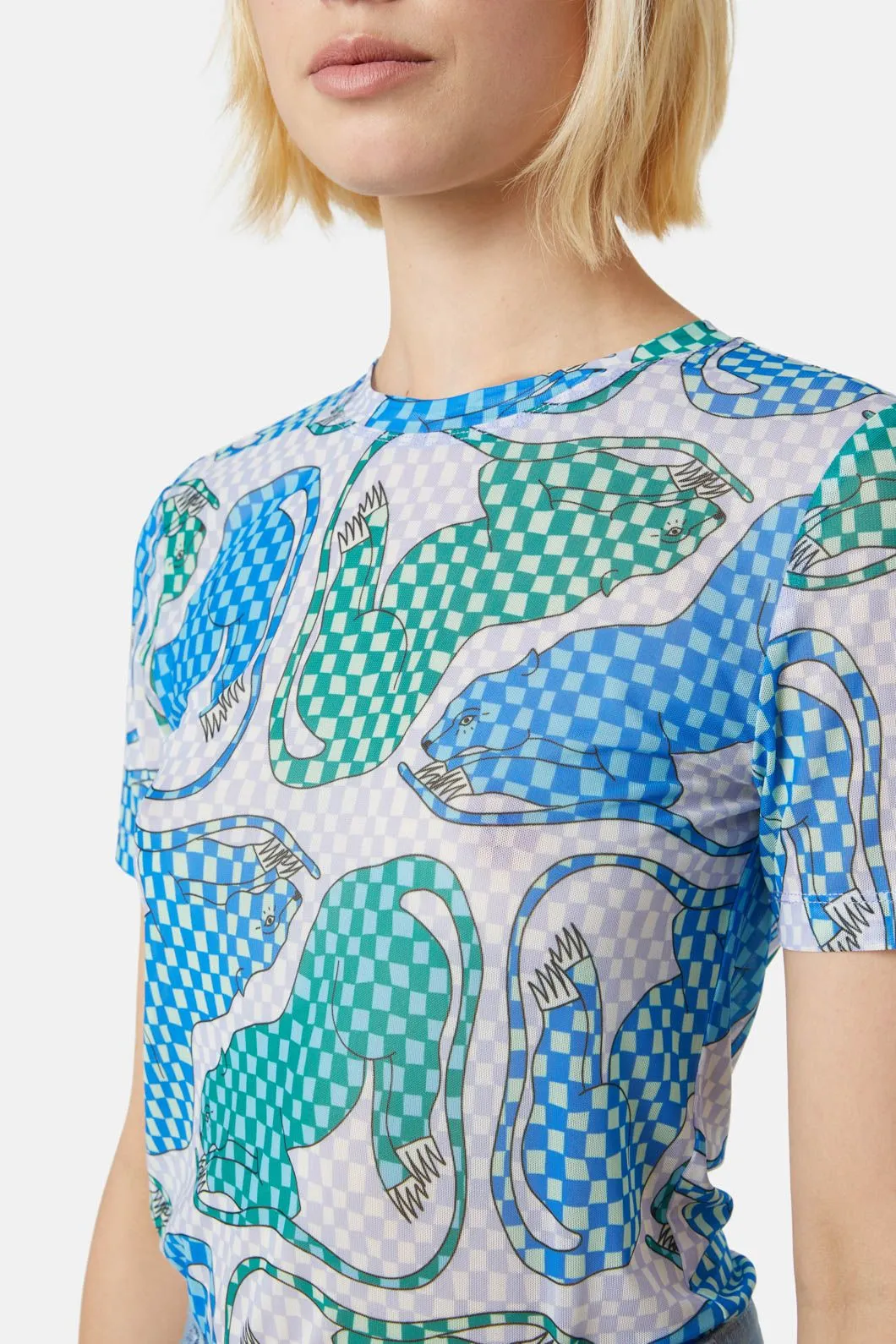 Jaguar Mesh Top