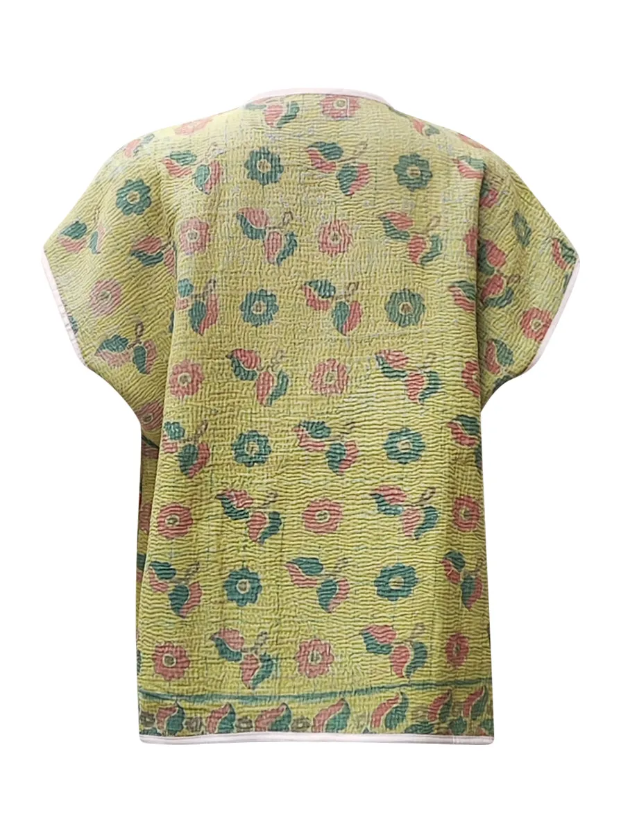 kantha reversible vest veeresh
