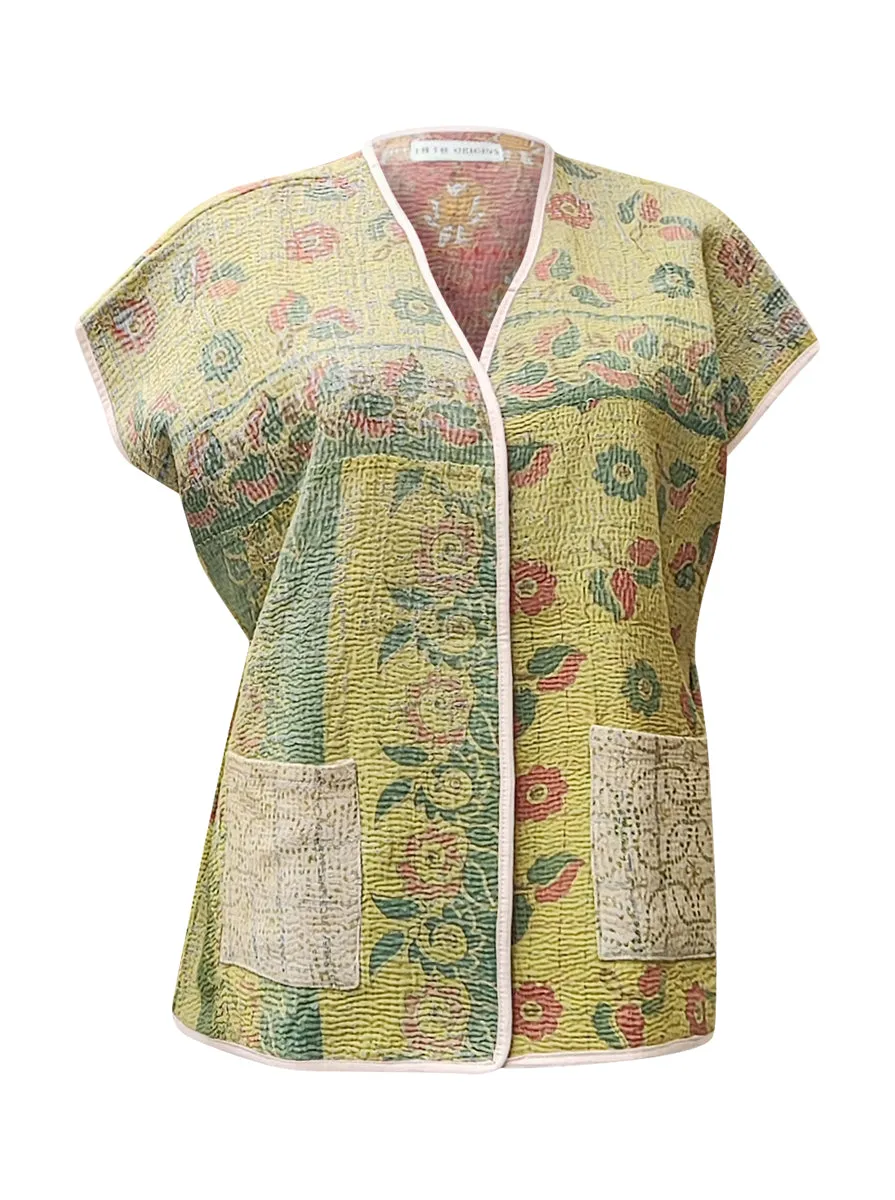 kantha reversible vest veeresh