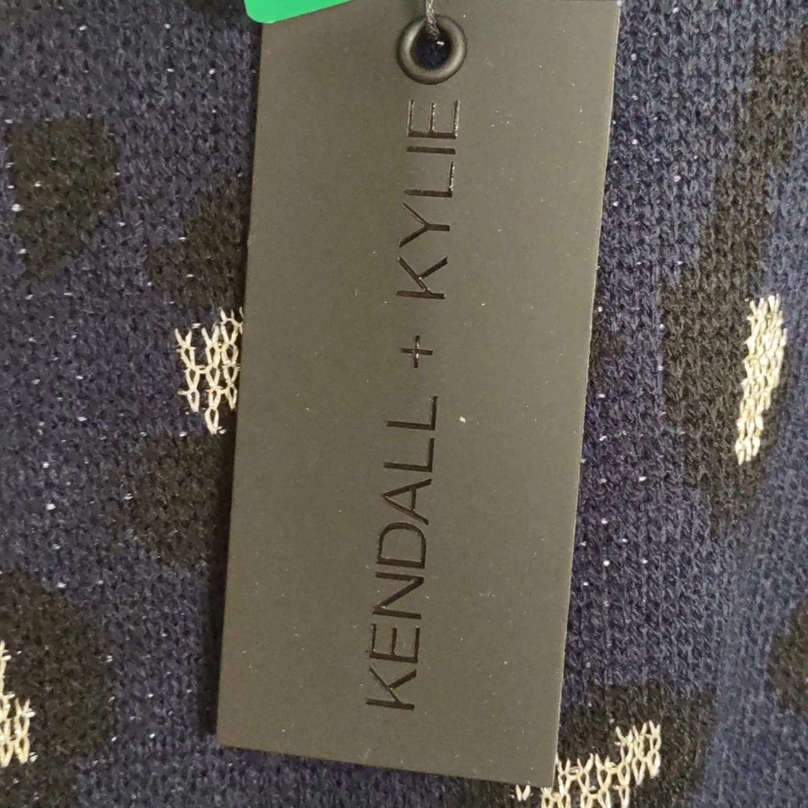 Kendall & Kylie Animal Print Sweater XL