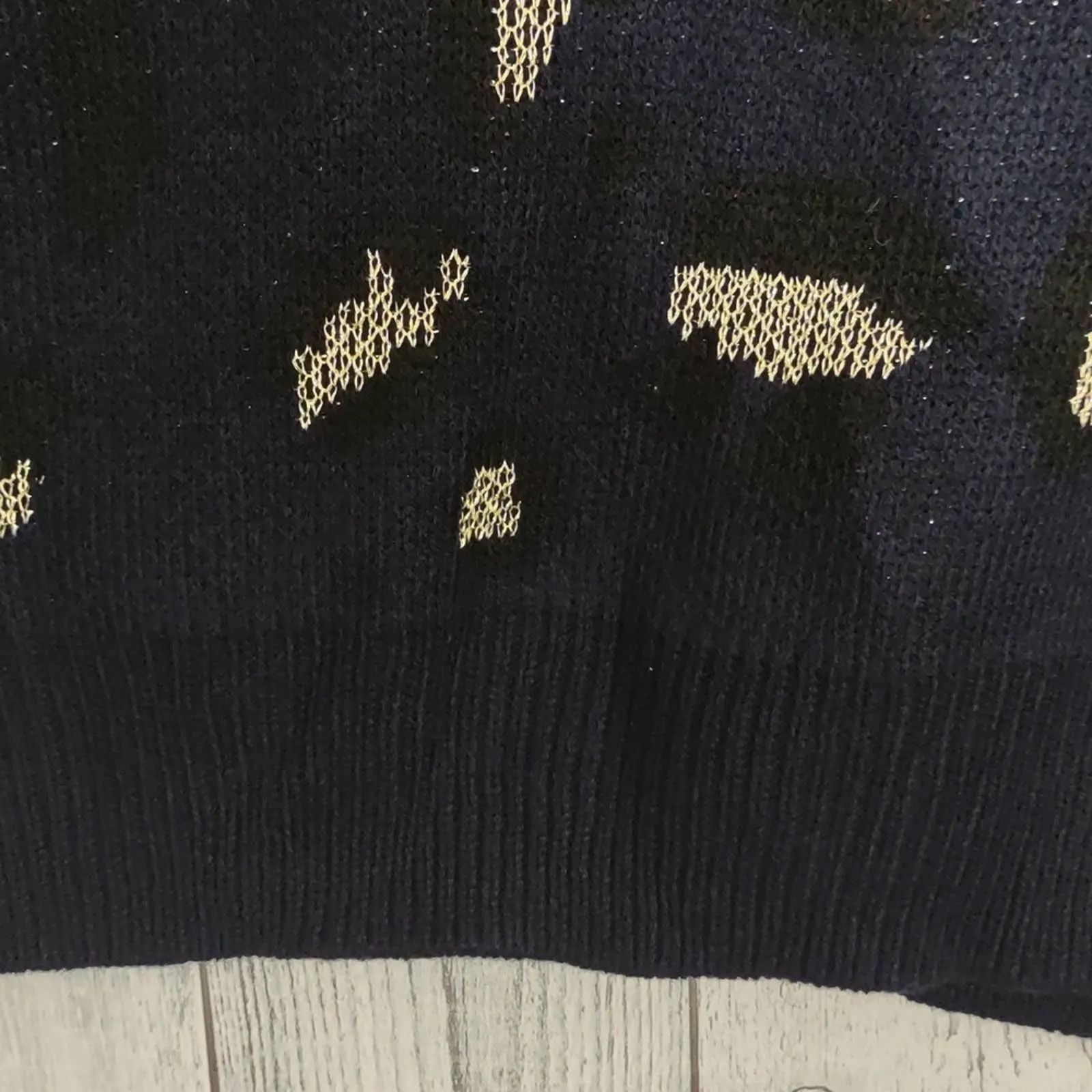 Kendall & Kylie Animal Print Sweater XL