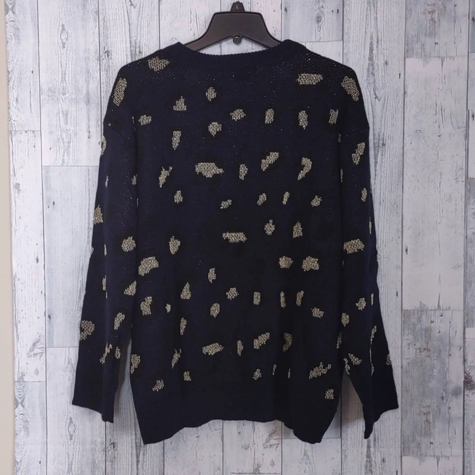 Kendall & Kylie Animal Print Sweater XL