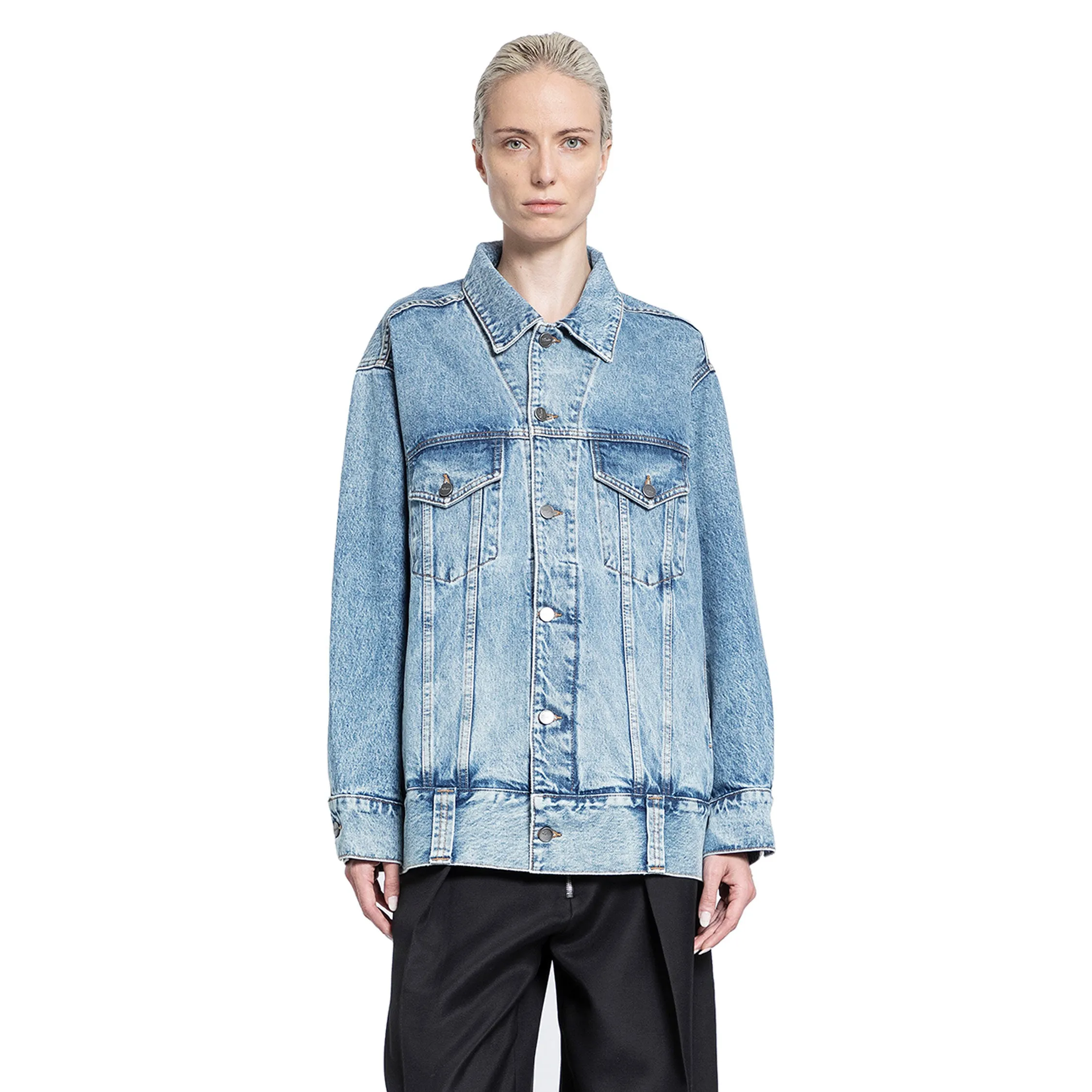 KHAITE WOMAN BLUE JACKETS