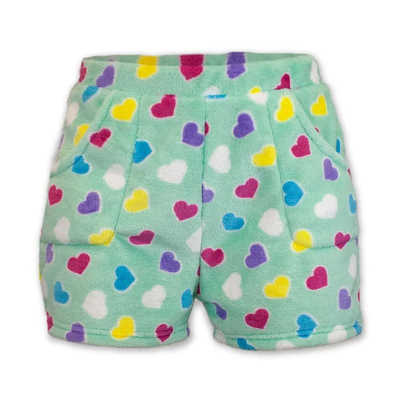 Ladies Dandelion Plush Shorts