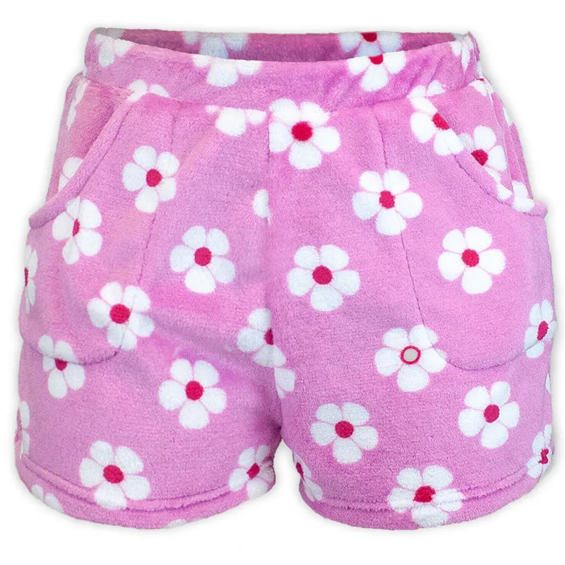 Ladies Dandelion Plush Shorts