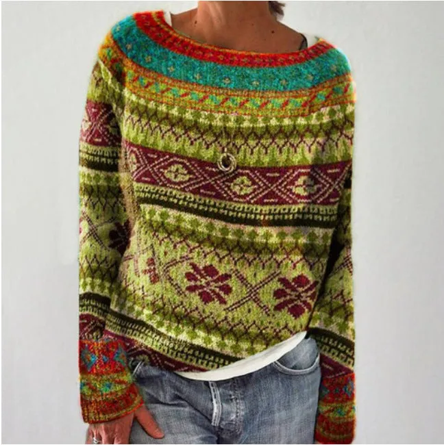 Lissa - Pullover im Retro-Stil