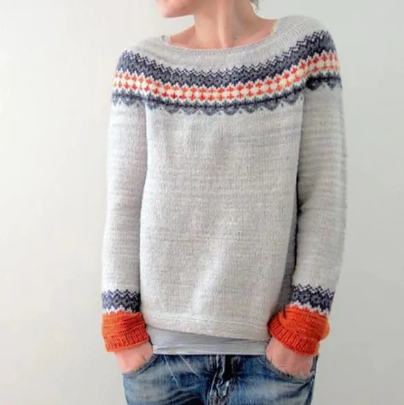 Lissa - Pullover im Retro-Stil