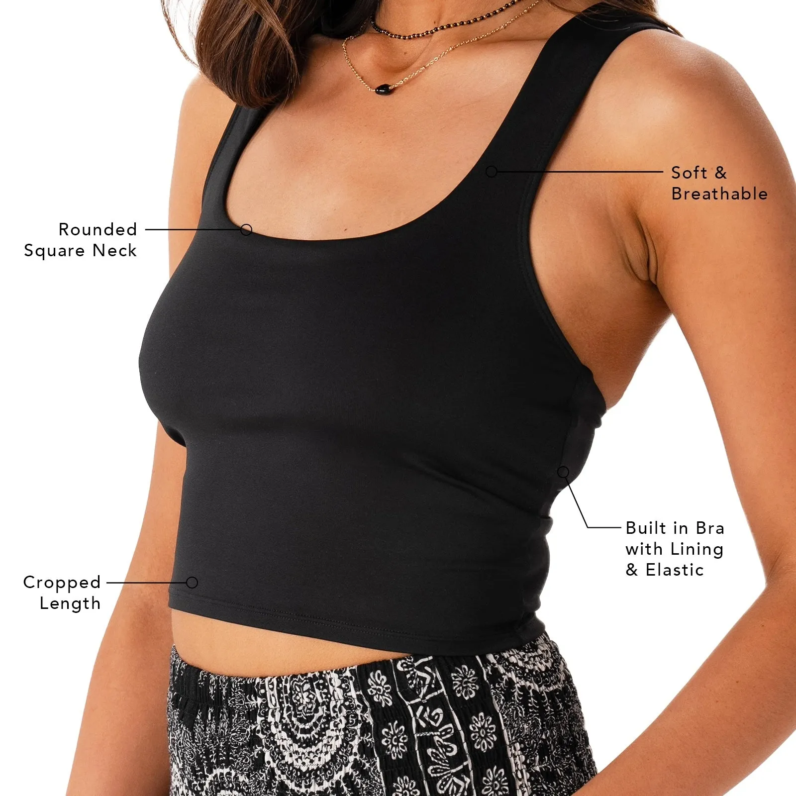 Lotus & Luna Vinyasa Tank