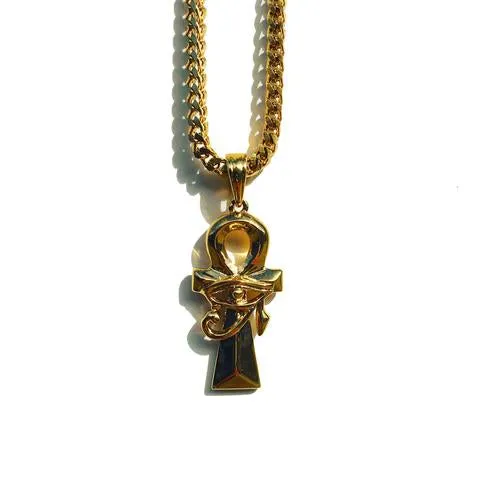 Midvs co The 'Ankh & Eye' Pendant - Gold
