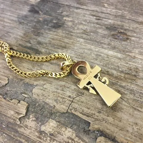 Midvs co The 'Ankh & Eye' Pendant - Gold