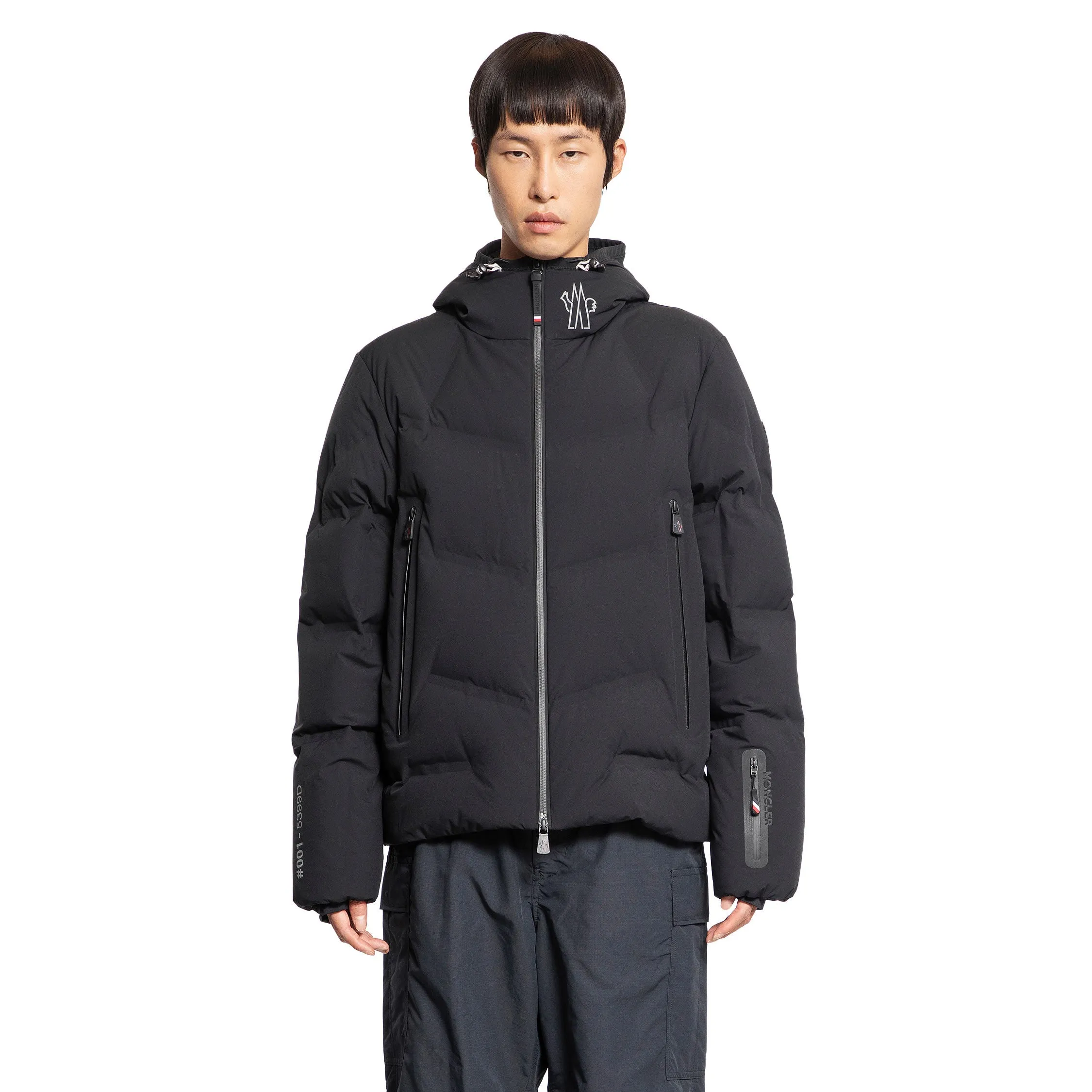 MONCLER GRENOBLE MAN BLACK JACKETS