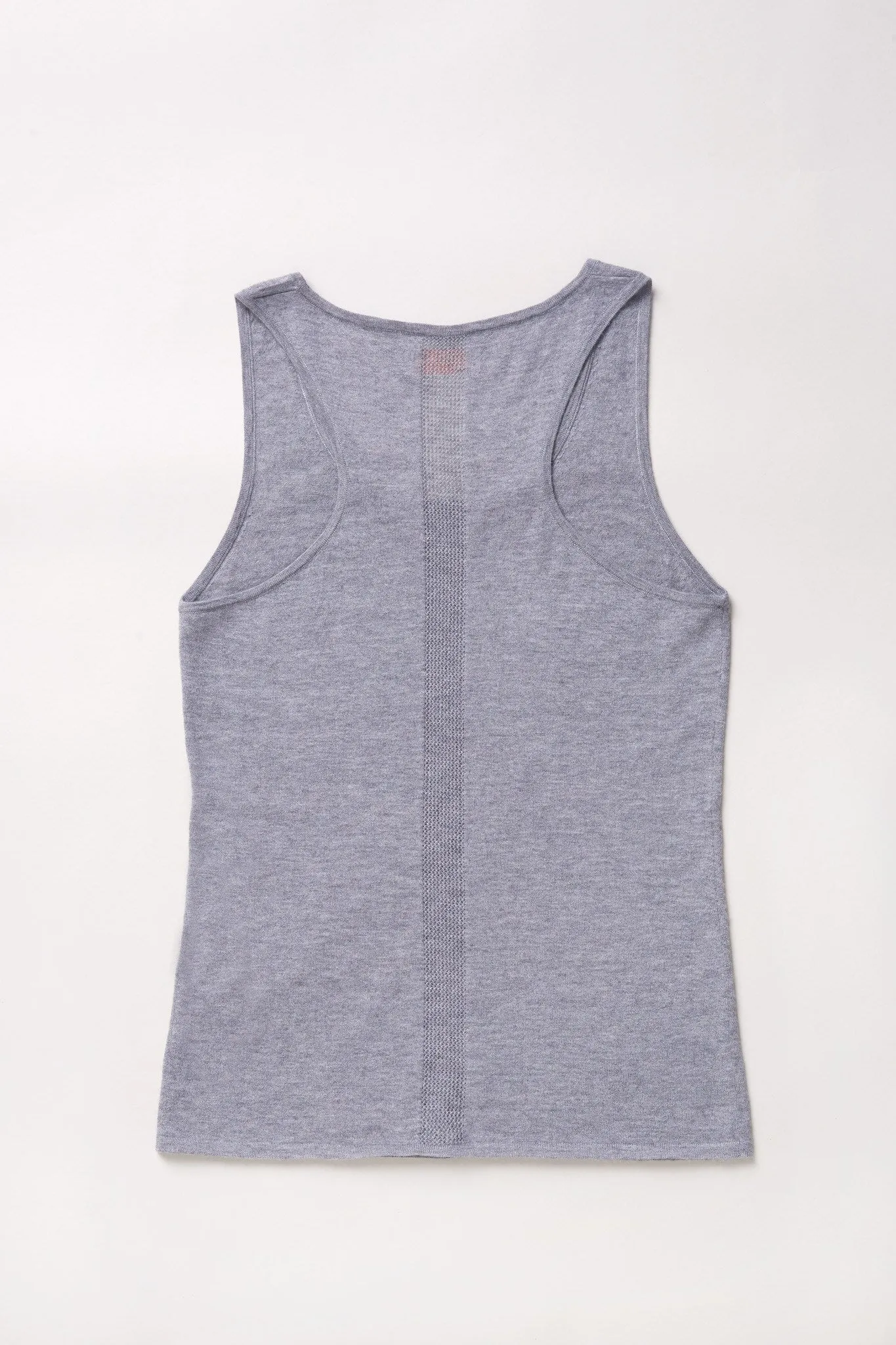 Mover-Breather Cashmere Tank - Grey Flannel