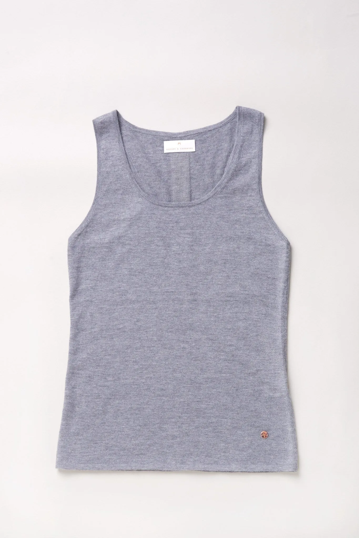 Mover-Breather Cashmere Tank - Grey Flannel