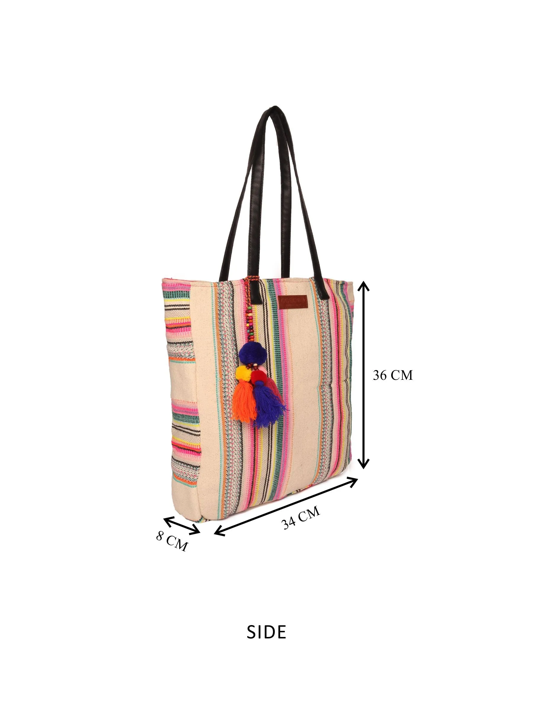 Off White Womens Tote Bag Medium Size