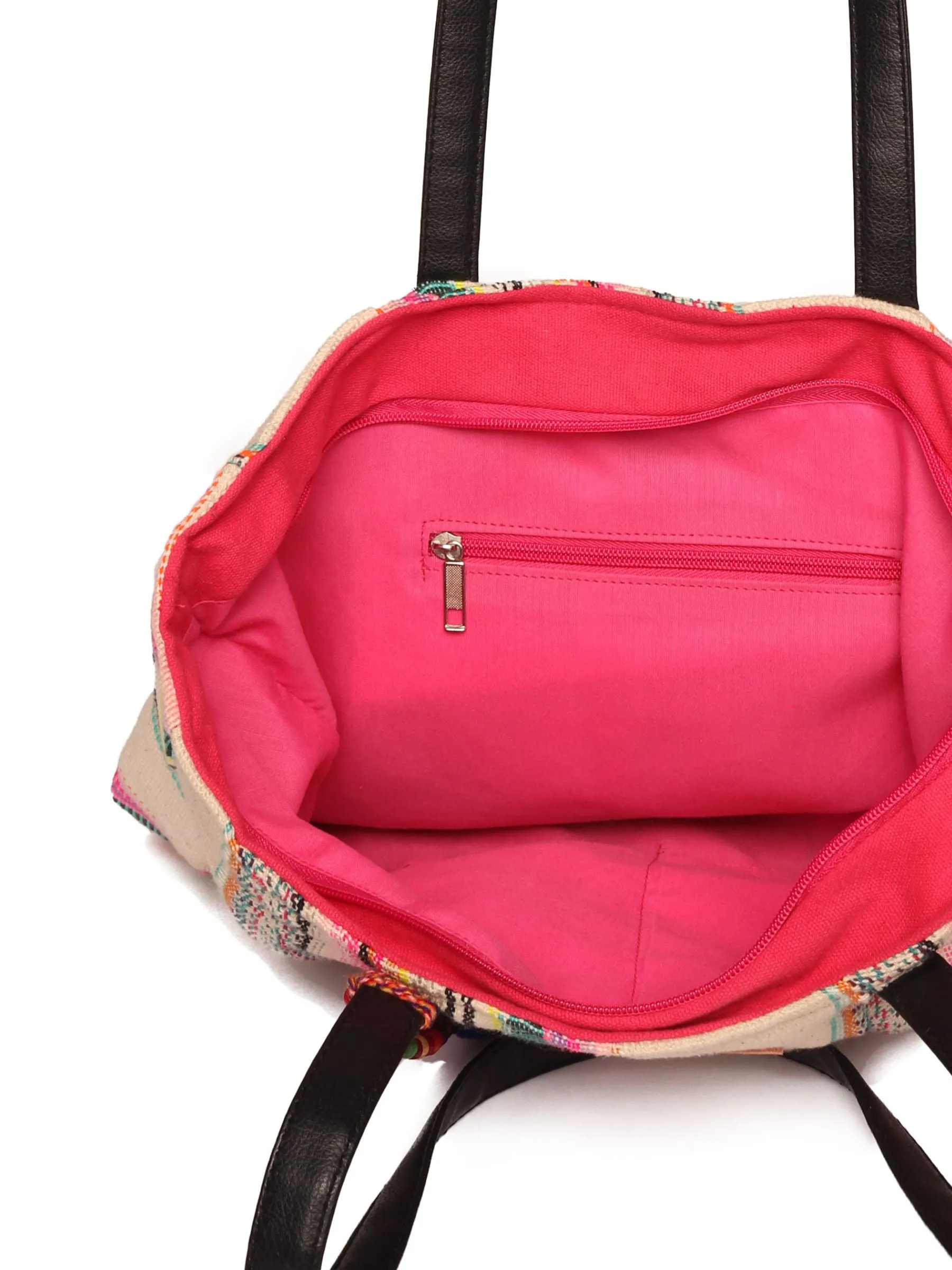 Off White Womens Tote Bag Medium Size