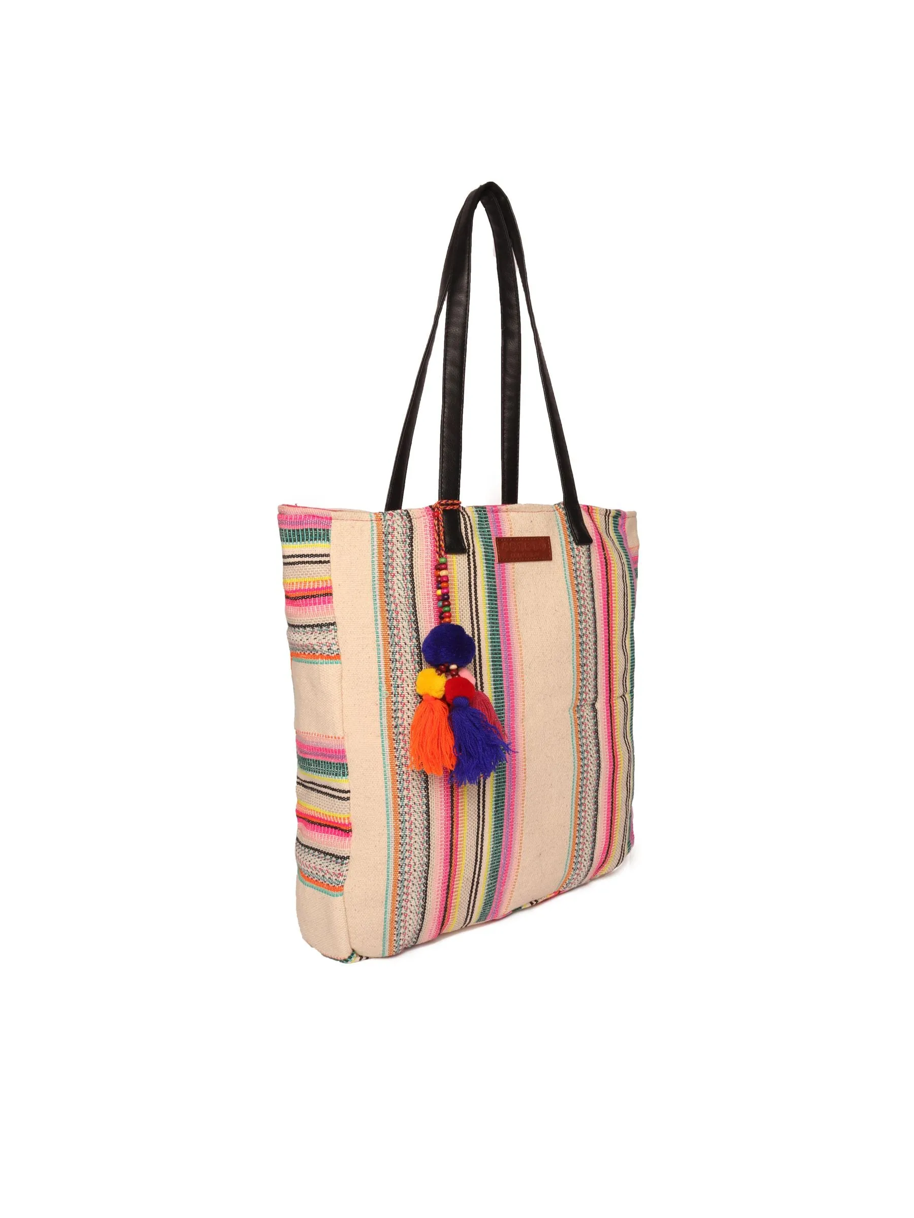 Off White Womens Tote Bag Medium Size
