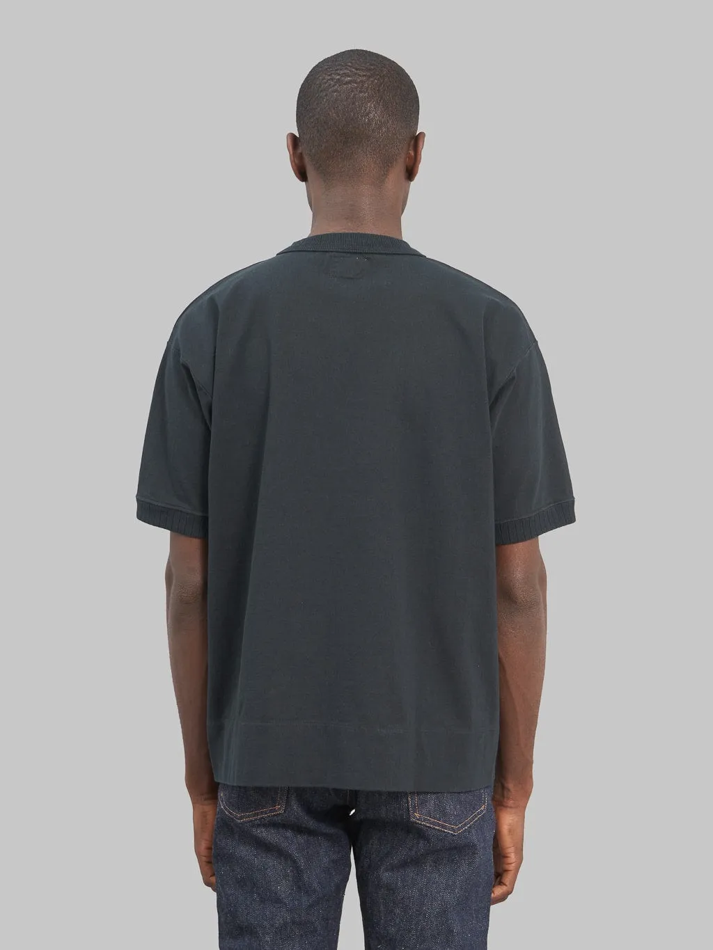 ONI Denim T01 8oz Loopwheeled Heavyweight T-Shirt Black