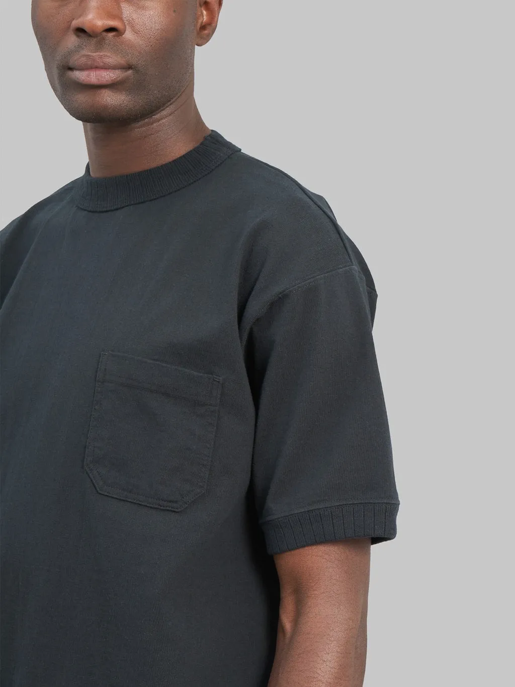 ONI Denim T01 8oz Loopwheeled Heavyweight T-Shirt Black
