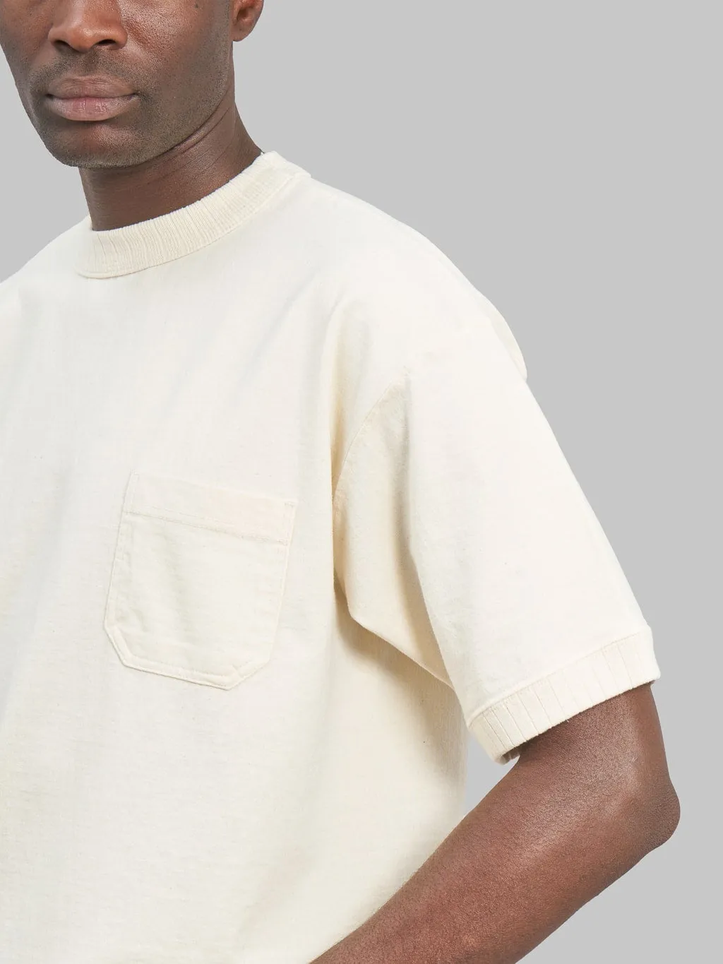 ONI Denim T01 8oz Loopwheeled Heavyweight T-Shirt Nature