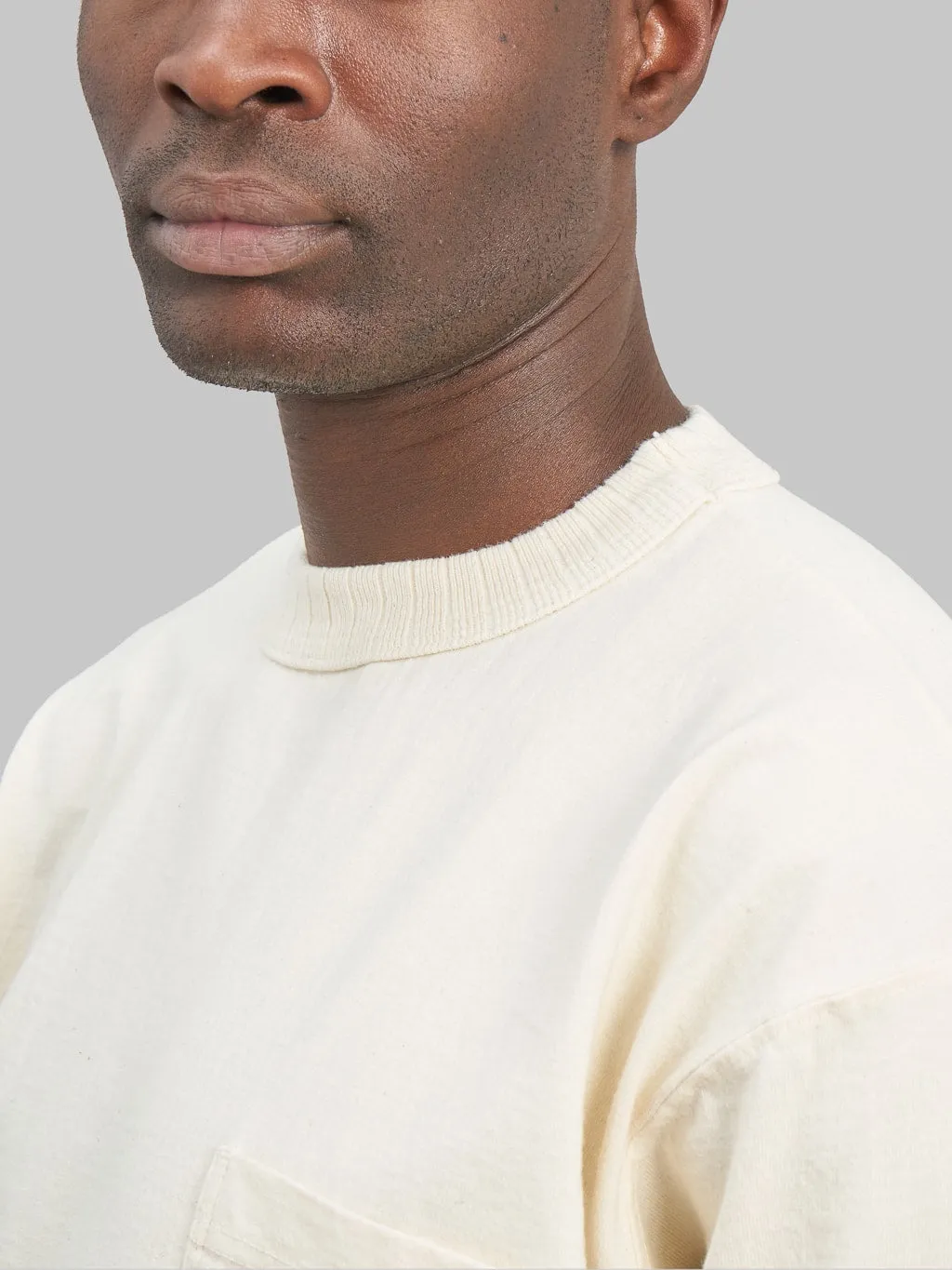ONI Denim T01 8oz Loopwheeled Heavyweight T-Shirt Nature