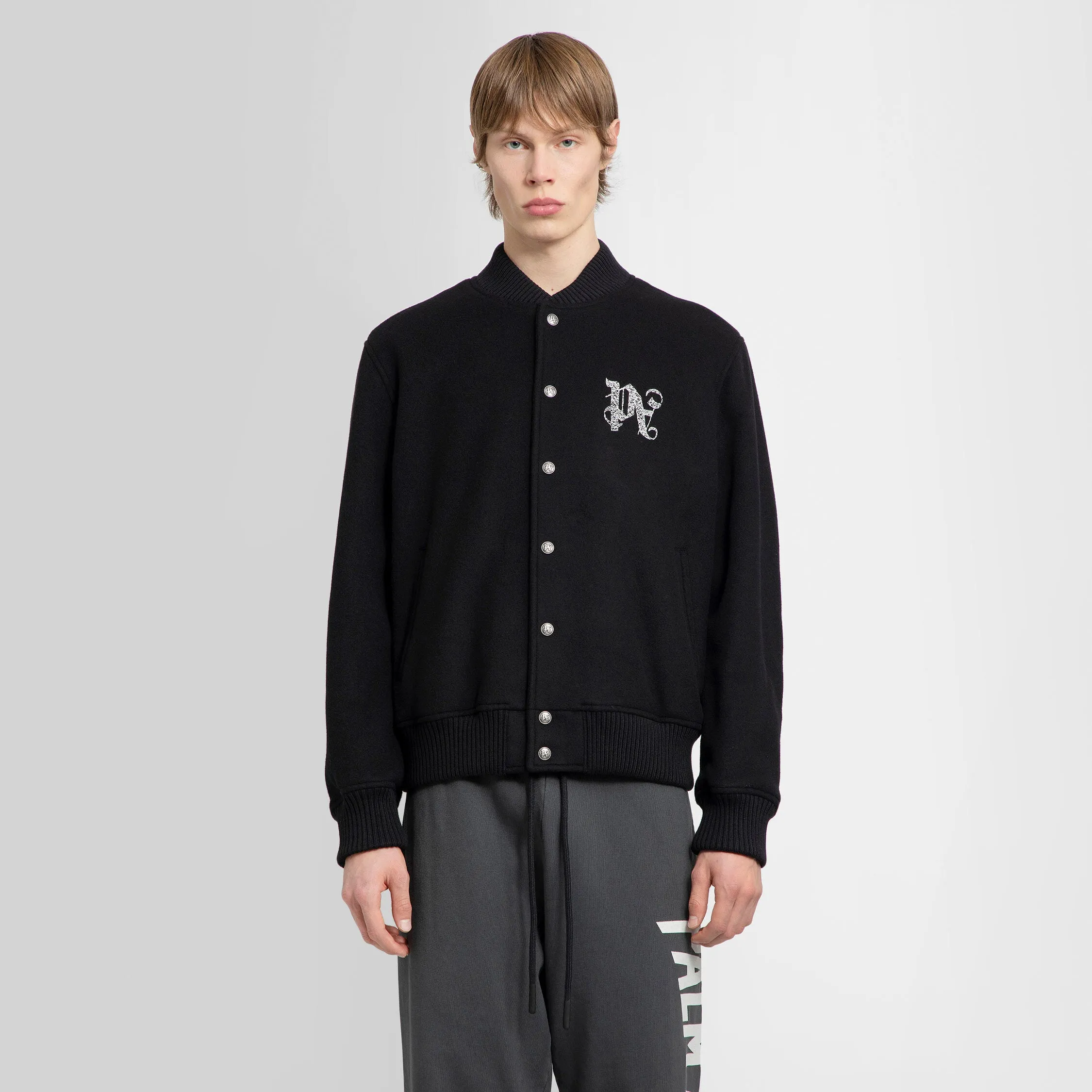 PALM ANGELS MAN BLACK JACKETS