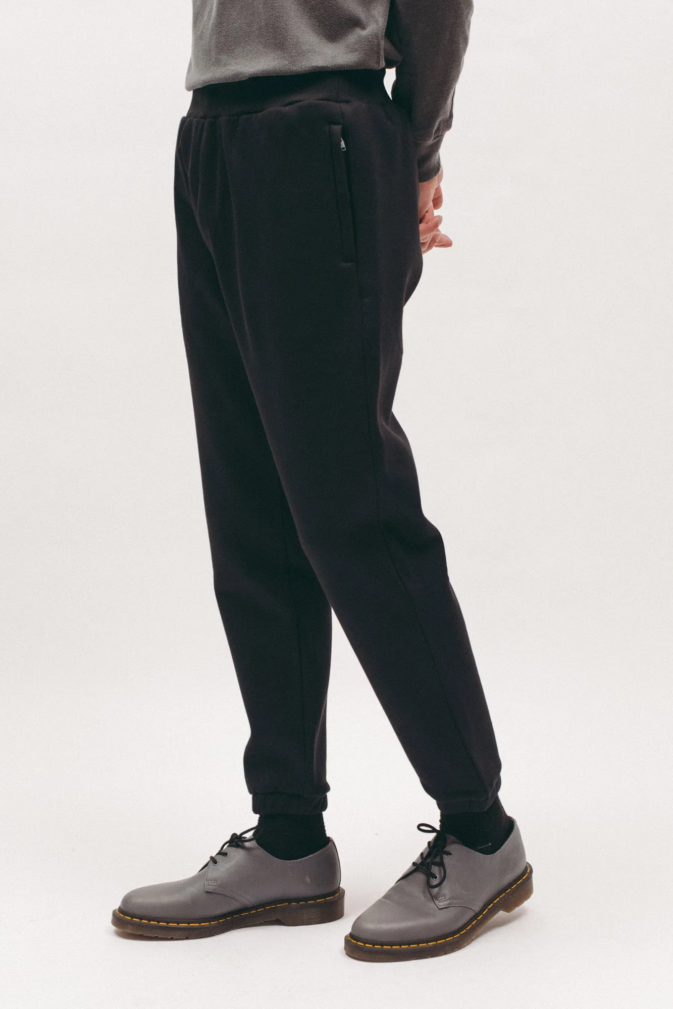 Poly Fleece Pants - Black