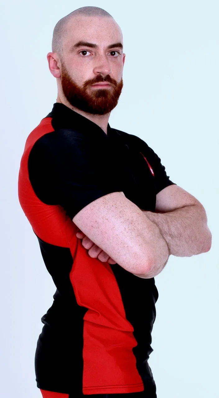 Red and Black Tee